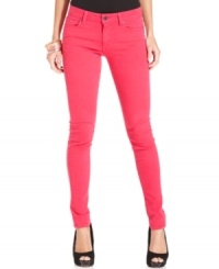 In a shocking hot pink, these Else Jeans skinny jeans hit the colored-denim trend right on the mark! In a shocking hot pink, these Else Jeans skinny jeans hit the colored-denim trend right on the mark!