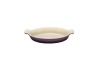 Le Creuset Heritage Stoneware 3.1-Quart Oval Au Gratin Dish, Cassis