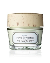 Your eyes can't keep a secret…they're the first to show signs of age & stress. It's potent! eye cream fades dark circles & helps smooth fine lines for brighter, younger-looking eyes. Contains a peptide complex known to help restore elasticity & firmness, a blend of hydrating botanical extracts including apple extract, known to help boost collagen, & loquat extract, known to help protect the skin from free radical damage. Your eyes can't keep a secret…they're the first to show signs of age & stress. It's potent! eye cream fades dark circles & helps smooth fine lines for brighter, younger-looking eyes. Contains a peptide complex known to help restore elasticity & firmness, a blend of hydrating botanical extracts including apple extract, known to help boost collagen, & loquat extract, known to help protect the skin from free radical damage.