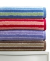 Update your bathroom in style with this Newport Stripe washcloth from Charter Club, featuring a nautical-inspired stripe design in plush cotton softness. Comes in four chic color palettes.