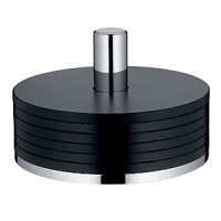 The proper serving of a good wine is a rite. The Vino collection, designed by Wagner Design for WMF, provides all the best tools to make the enjoyment of wine a wonderful experience. This very handy coaster set is so attractive you won't want to put it away. The individual coasters stack on the spindle for easy access. The hole in the middle also serves to prevent suction between the glass or bottle and the coaster. The proper serving of a good wine is a rite. The Vino collection, designed by Wagner Design for WMF, provides all the best tools to make the enjoyment of wine a wonderful experience. This very handy coaster set is so attractive you won't want to put it away. The individual coasters stack on the spindle for easy access. The hole in the middle also serves to prevent suction between the glass or bottle and the coaster.