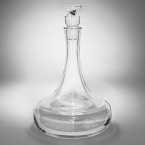 Made of solid, sparkling full-lead Nambé Crystal, Groove barware is mouth-blown and hand-cut in the traditional manner by the finest European glassblowers according to a 300-year-old process. Their heavy, solid bottoms ensure stability.