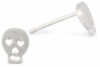 Dogeared Jewels and Gifts It's the Little Things Sterling Silver Skull Post Earrings