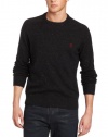 Original Penguin Men's Long Sleeve Raglan Donegal Sweater