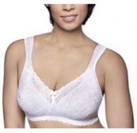 Playtex Women's 18 Hour Airform Comfort Lace Bra, White, 38B