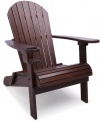 Strathwood Basics Adirondack Chair, Dark Brown