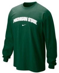 Be a part of the team in this Nike Michigan State Spartans NCAA shirt. Be a part of the team in this Nike Michigan State Spartans NCAA shirt.