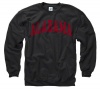 Alabama Crimson Tide Black Arch Crewneck Sweatshirt
