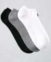 Polo Ralph Lauren White and gray Casual Socks Sz 6-12 1/2