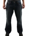 Lucky Brand Jeans Men's Style: Slim Bootleg Lowrise Dark Colored