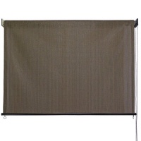 Baja Exterior Roll up Solar Shade, 8-Feet by 6-Feet, Cabo Sand