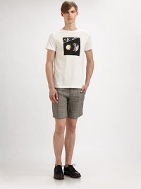 Bold graphic print adorns this classic tee, shaped in pure cotton for long-lasting wear.CrewneckCottonMachine washImported Bold graphic print adorns this classic tee, shaped in pure cotton for long-lasting wear.CrewneckCottonMachine washImported