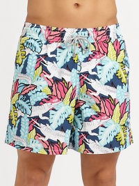 An energetic crocodile print livens these quick-dry trunks, complete with back eyelets to avoid a ballooning effect.Elastic drawstring waistSide slash, back flap pocketsMesh liningInseam, about 5PolyamideMachine washImported An energetic crocodile print livens these quick-dry trunks, complete with back eyelets to avoid a ballooning effect.Elastic drawstring waistSide slash, back flap pocketsMesh liningInseam, about 5PolyamideMachine washImported