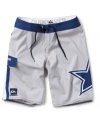 Dallas Cowboys fans, show your support in style with these Quiksilver NFL board shorts.