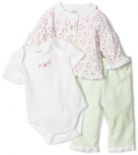 Little Me Baby-girls Newborn Circle Floral Take Me Home Set, Mint, 6 Months Little Me Baby-girls Newborn Circle Floral Take Me Home Set, Mint, 6 Months