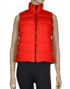 Ralph Lauren Active Ladies Quilted Down Puffer Ski Vest Reversible Red/Black