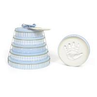 Child to Cherish Handprints Tower Of Time Kit in Blue Child to Cherish Handprints Tower Of Time Kit in Blue