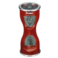 Polder Digital Hourglass Kitchen Timer, Red