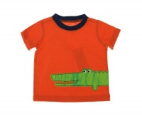 First Impressions Crocodile Short Sleeve Shirt Dragon Fire 12 Months First Impressions Crocodile Short Sleeve Shirt Dragon Fire 12 Months