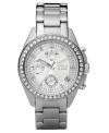 A graceful and feminine Decker collection Fossil watch with a hard-wearing edge.