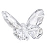 Bring spring into your house all year round with this masterpiece of the butterfly family. This magnificently crafted, fully faceted butterfly in clear crystal reflects the light beautifully. The very special crystal application technique creates a subtle glitter at the edges of the wings. Mix and match this unique piece with the colored butterflies for an even more stunning effect.