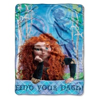 Disney, Brave, Forest Girl 46-Inch-by-60-Inch Micro-Raschel Blanket by The Northwest Company Disney, Brave, Forest Girl 46-Inch-by-60-Inch Micro-Raschel Blanket by The Northwest Company