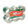 Duck Brand HD Clear Heavy Duty Packaging Tape, 3 Inches x 55 Yards, 6 Rolls Per Pack, Clear (307352)