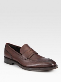Impeccable craftsmanship and attention to detail defines this timeless loafer design, constructed in textured Italian leather.Leather upperPadded insoleLeather soleMade in Italy Impeccable craftsmanship and attention to detail defines this timeless loafer design, constructed in textured Italian leather.Leather upperPadded insoleLeather soleMade in Italy