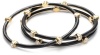 Kenneth Cole New York Urban Nero Black and Gold Bangle Bracelet Set