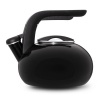 KitchenAid Teakettle 1-1/2-Quart Porcelain Enamel on Steel Curling Kettle , Black