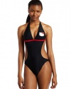 Hello Kitty Junior's Solid Black Monokini, Black, Small