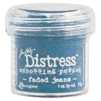 Ranger TIM-22893 Tim Holtz Distress Embossing Powder, Faded Jeans, 1-Ounce Ranger TIM-22893 Tim Holtz Distress Embossing Powder, Faded Jeans, 1-Ounce
