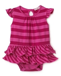 Turn up the sweet with this incredibly adorable striped onesie from Little Ella, with a keyhole opening in back for extra cuteness. Turn up the sweet with this incredibly adorable striped onesie from Little Ella, with a keyhole opening in back for extra cuteness.