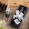 From Paris with Love Collection Eiffel Tower wine bottle stopper favors, 1