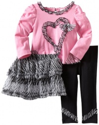 Nannette Baby-Girls Infant 3 Piece Zebra Legging Skirt Set, Pink, 18 Months Nannette Baby-Girls Infant 3 Piece Zebra Legging Skirt Set, Pink, 18 Months