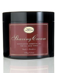 The Art of Shaving Shaving Cream protects the skin from irritation and razor burn. Rich with glycerin, coconut oil and essential oils, the Shaving Cream leaves your skin smooth and moisturized. For optimum results: Prepare your skin with Sandalwood Pre-Shave Oil. Apply Sandalwood Shaving Cream with Shaving Brush to generate a rich warm lather, soften and lift the beard, open pores, bring sufficient water to the skin and gently exfoliate. Soothe, refresh and regenerate the skin after shaving with Sandalwood After-Shave Balm.Sandalwood Essential Oil - Normal to Dry Skin