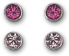 Swarovski Harley Fuchsia Pierced Earrings Set 1111908