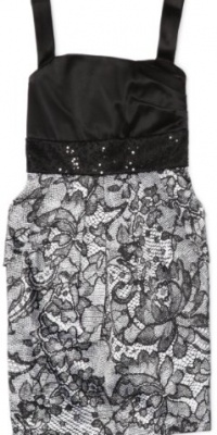 Ruby Rox Kids Girls 7-16 Print Pocket Derss, Black/Ivory, 16 Ruby Rox Kids Girls 7-16 Print Pocket Derss, Black/Ivory, 16