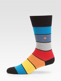 Make a significant colorblock statement with your simple suiting and pair these thick, cotton-blend socks for a stylish office ensemble.Mid-calf height70% cotton/28% polyamide/2% elastaneMachine washImported Make a significant colorblock statement with your simple suiting and pair these thick, cotton-blend socks for a stylish office ensemble.Mid-calf height70% cotton/28% polyamide/2% elastaneMachine washImported