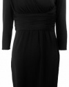 Tahari by Arthur S. Levine Gregory/Fanny Jersey Dress Black