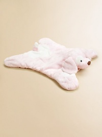 This adorably cute puppy has an extra-soft and extra-thick fabric top with a soft, thin fabric underside and satin paw pads making it the perfect item for babies to lounge on in style!24H X 24W X 6DPolyesterMachine washRecommended for ages 0 and upImported This adorably cute puppy has an extra-soft and extra-thick fabric top with a soft, thin fabric underside and satin paw pads making it the perfect item for babies to lounge on in style!24H X 24W X 6DPolyesterMachine washRecommended for ages 0 and upImported