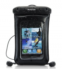 DandyCase Waterproof Case with Underwater Earphones for Apple iPhone 4, 4S - Also Works with iPod Touch 2, 3, 4, iPhone 3G, 3GS, & Other Smartphones - IPX8 Certified to 65 Feet [Retail Packaging by DandyCase]