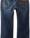 True Religion Boys 2-7 Rocco Phantom Skinny Jean, Azul, 6