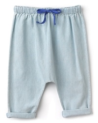 Pearls & Popcorn Infant Girls' Bleached Jean Trousers - Sizes 3-36 Months Pearls & Popcorn Infant Girls' Bleached Jean Trousers - Sizes 3-36 Months