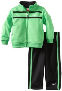 Puma - Kids Baby-Boys Infant Promo Tricot Set, Green, 18 Puma - Kids Baby-Boys Infant Promo Tricot Set, Green, 18