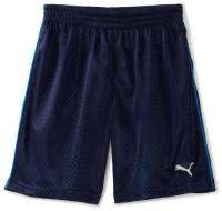 PUMA Boy's 2-7 Two-Tone Shorts, Blue, 4T PUMA Boy's 2-7 Two-Tone Shorts, Blue, 4T