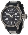 Invicta Men's 0555 Russian Diver Collection Black Rubber Watch