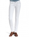 Levi's Juniors 524 Skinny Leg Jean, White Sand, 7 Medium