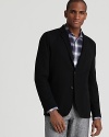 This handsome blazer from Michael Kors polishes up your look no matter where you go.