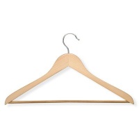 Honey-Can-Do HNG-01334 Wood Hangers with Non-Slip Grooved Bar, 24-Pack, Maple Honey-Can-Do HNG-01334 Wood Hangers with Non-Slip Grooved Bar, 24-Pack, Maple
